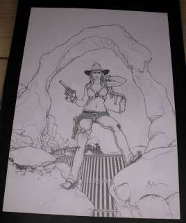 Malfin, Nicolas | Malfin, Nicolas - Dessin original - Hommage Ã  Angela - (2006) | Catawiki