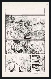 Original Art from Legion of Monsters: Man-Thing #1 (2007) Page 1 of ’Morgue Amore’ by Ted McKeever | mycomicshop.com