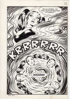 Dino Leonetti - Tavola originale per Maghella 53