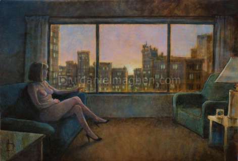 Miguelanxo Prado - Peinture originale, Le scintillement du cristal I, 2013 - Après l?amour - Venin de femmes