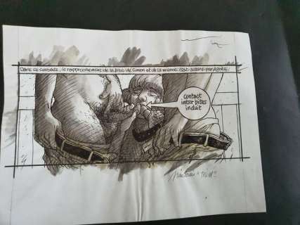 Format: 22 X 17 Cm. | Jean-Louis Tripp - Dessin original - Extase - (2017) | Catawiki