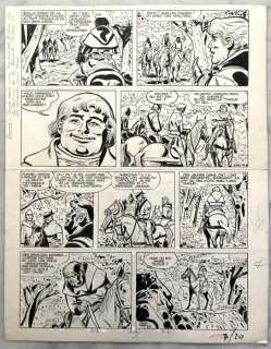 Sirius | Sirius - Planche originale - Les Timour 16 - le Serment d’Hastings - (1962) | Catawiki