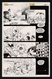 Original Art from Hawkman #13 (1994) Page 7 Pencils by Steve Lieber, Inks by Curt Shoultz | mycomicshop.com