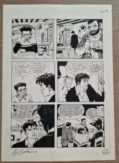 Giampiero Casertano | Giampiero Casertano - Dylan Dog n. 220 - Tavola originale "Concorrenza sleale" - (2004) | Catawiki