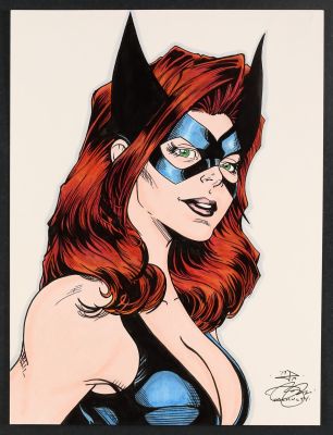 Phillip McNulty | Golden Age Black Cat Sketch | mycomicshop.com
