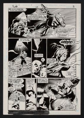 Original Art from Flash #104 (1995) Page 2 Pencils by Roger Robinson, Inks by Jasen Rodriguez | mycomicshop.com