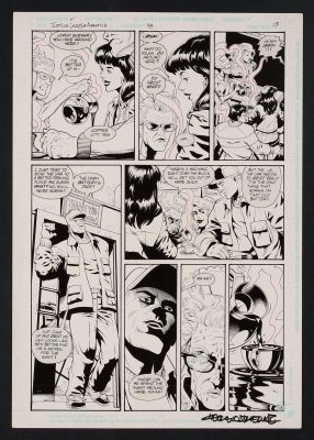 Original Art from Justice League America #98 (1995) Page 13 Pencils by Chuck Wojtkiewicz, Inks by Bob Dvorak | mycomicshop.com