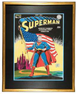 "SUPERMAN" NO. 24 COMIC BOOK COVER RECREATION BY MURPHY ANDERSON. | Hake’s