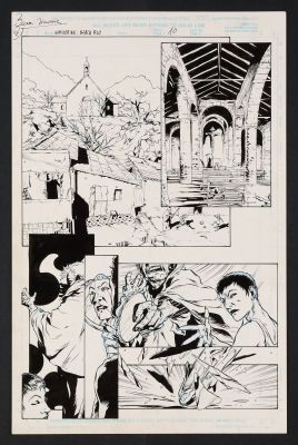 Oscar Jimenez | Original Art from Wolverine: Black Rio #1 (1998) Page 10 Pencils by Oscar Jimenez, Inks by Eduardo Alpuente | mycomicshop.com (Buy It Now)