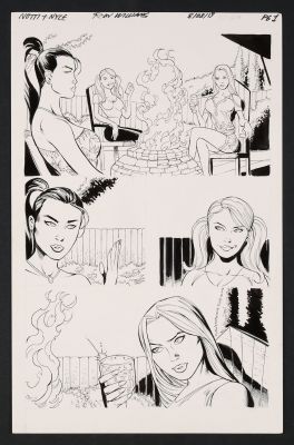 Ron Williams | Original Art from Notti & Nyce Halloween Special 2019 Page 1 Pencils and Inks by Ron Williams | mycomicshop.com