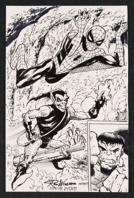 Ron Williams | Amazing Spider-Man #14 Homage Sketch by Ron Williams | mycomicshop.com