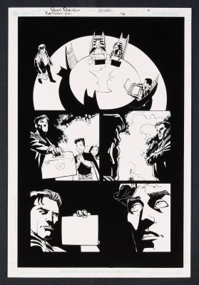 John Floyd | Original Art from Batman Gotham Knights #46 (2003) Page 4 Pencils by Roger Robinson, Inks | mycomicshop.com (Buy It Now)