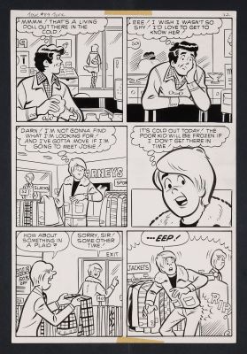 Dan Decarlo, Jim Decarlo | Original Art from Josie and the Pussycats #89 (1976) Page 12 Pencils by Dan DeCarlo, Inks by Jim DeCarlo | mycomicshop.com (Buy It Now)