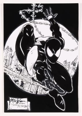 Ron Williams | Amazing Spider-Man #300 Homage Sketch by Ron Williams | mycomicshop.com