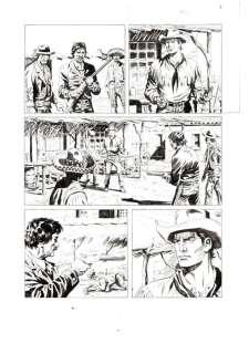 Fabio Valdambrini - | Fabio Valdambrini - Tavola Originale - Tex Willer n. 37 "il mio amico Hutch" - (2022) | Catawiki