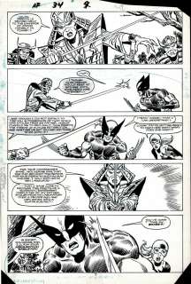 Gerry Talaoc, Sal Buscema - alpha flight #34 p 7 (sold live on ‘dueling dealers of comic art‘ episode #20 podcast on 6-2-2021 (re-watch this funny art selling show here)