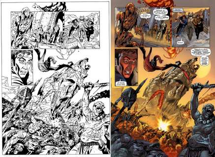 David Roach , Michael Geraghty - doctor who graphic novel #10 splash