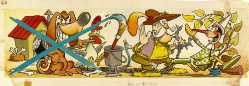 Jacovitti Benito - "Pinocchio", 1964 | Urania Casa d’Aste