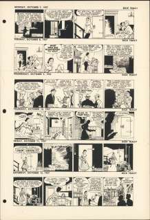 Gould - DICK TRACY, Daily Proofs (10/07~10/12/1957) | Russ Cochran