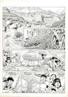 Mitton, Jean-Yves | Mitton, Jean-Yves - Originele pagina - Quetzalcoatl T5 - De hoer en de Conquistador - (2003) | Catawiki