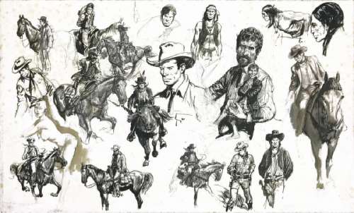 GUIDO BUZZELLI  -  Tex. Studio dei personaggi | Little Nemo