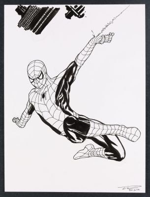 Tony Parker | Spider-Man Sketch | mycomicshop.com (Buy It Now)