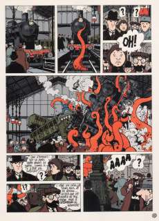 Tardi | Adèle Blanc-Sec, bleu de coloriage accompagné de… | Millon