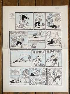 Sleen, Marc | Sleen, Marc - Originele pagina + luxe album - Nero - Het geheim van Slappe bizon - (1966/2000) | Catawiki