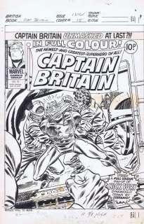 WILSON & GIACOIA CAPTAIN BRITAIN #15 COVER