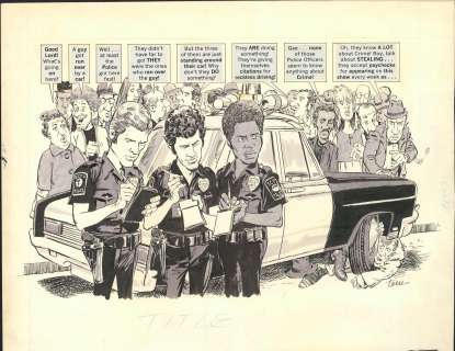 Torres- "The Rookers" Original Art - MAD #171 (1974) | Russ Cochran