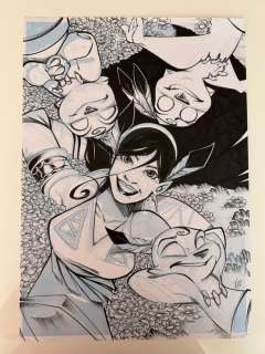 Keramidas, Nicolas | Keramidas, Nicolas - Dessin original - Couverture - Luuna T7 - La Source du temps - (2015) | Catawiki