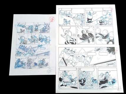 Doug Gray, Millet | Donald Duck D 2008-152 - Eyesore Loser - Signed Prelim and Inked Original Comic Pages by Millet - page 5 (2008) | Catawiki