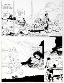 Cosey | Jonathan, planche n°25 Ã  l’encre de Chine de l’Ã… | Millon