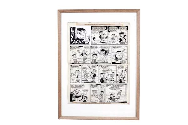 Original artwork by Ken Reid depicting Faceache | misc / divers