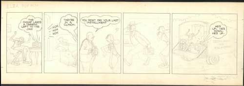 ELZA POPPIN- Original Daily Strip Art | Russ Cochran