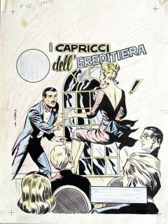 Enzo Carretti | Mandrake - Enzo Carretti - Copertina originale - Page volante - Exemplaire unique | Catawiki