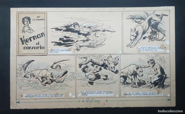 MAGNÍFICO ORIGINAL DE HERNÁN EL CORSARIO DE JOSÉ LUIS SALINAS (CISCO KID) DE 1937 | todocoleccion (Buy It Now)