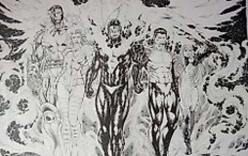 Fred BENES - X-Men, Avengers Tribute John Romita Jr - A2 - 22x17 inches - Avengers Vs X-Men - Page volante - EO - (2019)