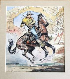 Vannini, Luca | Vannini, Luca - original illustration - Tex "Sulle tracce di Mefisto" | Catawiki