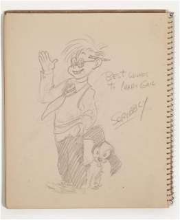  - Sheldon Mayer, Cartoonist, Scribbly