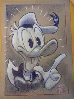 Alessandro Gottardo | Donald Duck - "Lo spavaldo" - Signed Original Drawing by Alessandro Gottardo - (2022/2022) | Catawiki