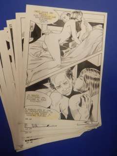 Maurizio Santoro | Sogni Proibiti n. 19 - Maurizio Santoro - 19x Tavole Originali Vintage "Totoscalcio" - Page volante - Exemplaire unique - (1985) | Catawiki