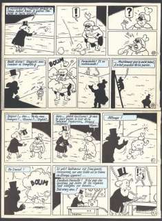 Bob de Moor - Planche Originale (P.13) - | Bob De Moor - Planche originale (p.13) - Les Aventures d’Oncle Zigomar/ De avonturen van Nonkel Zigomar - L’Empire des Taupes /Het Mollenrijk - (1955/2023) | Catawiki