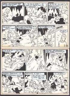 Bob de Moor - Planche Originale (P.30) - | Bob De Moor - Planche originale (p.30) - Les Aventures d’Oncle Zigomar/ De avonturen van Nonkel Zigomar - L’Empire des Taupes /Het Mollenrijk - (1955/2023) | Catawiki