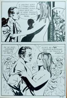 Studio Horse | Genius n. 25 - Tavola originale - "Una certa madame Hillary" - Page volante - Exemplaire unique - (1971) | Catawiki