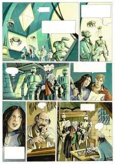 Florence Magnin - Lot 501 - L’héritage d’Emilie T2, planche originale en couleurs directes.