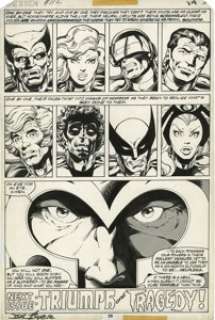 John Byrne and Terry Austin X-Men #112 page 29 Original Art (Marvel, 1978). The masterful characterization by - | Heritage