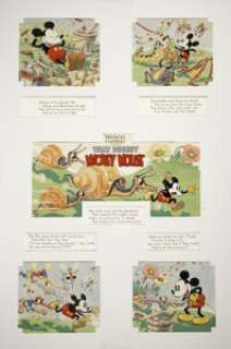 Tom Wood Mickey’s Garden Illustration Original Art (Good Housekeeping, 1935). Mickey goes a little - | Heritage