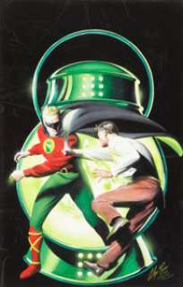 Alex Ross Overstreet Comic Book Price Guide #27 Cover Featuring The Golden Age Green Lantern Original Art - | Heritage