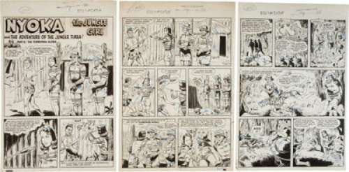 Nyoka, the Jungle Girl #40 Complete 6-page Story Chapter "The Adventure of the Jungle Tiara Part II" -